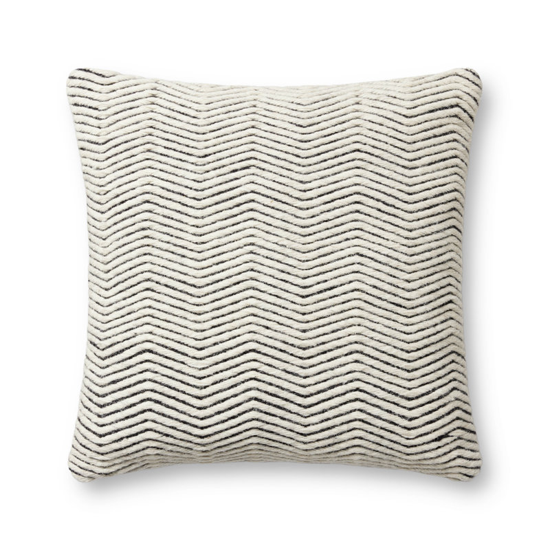Chevron Throw Pillow, Ivory, Pillow Cover Only - No Insert