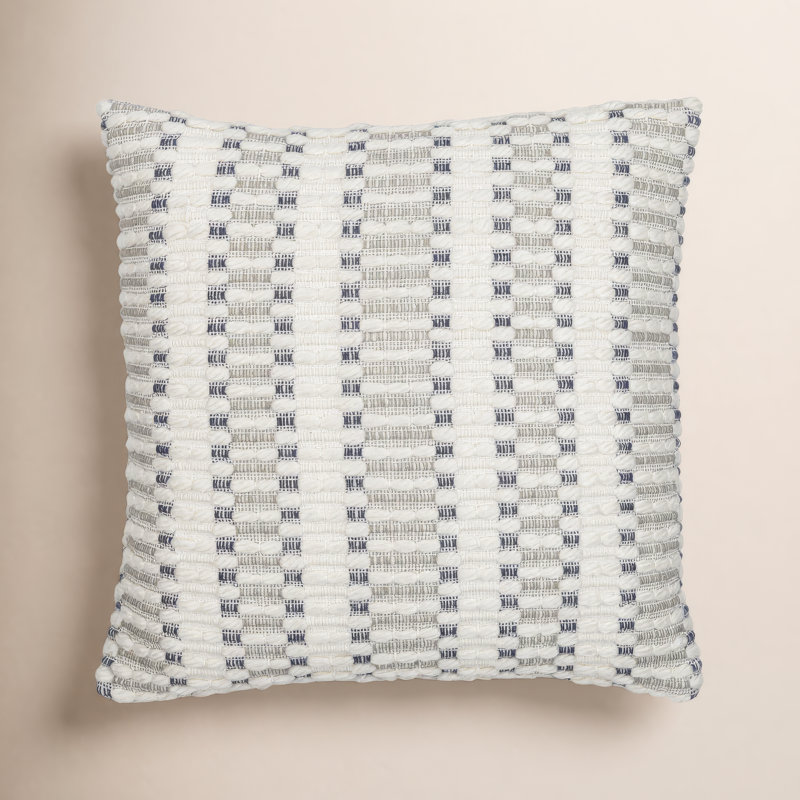 Coussin décoratif réversible à motif géométrique Rotterdam, Mélange de duvet, H 20 po x l 20 po