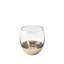 Metallic Orb Glass Drinking Glass