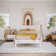 Anitia Mid Century Modern Low Profile Platform Bed Frame