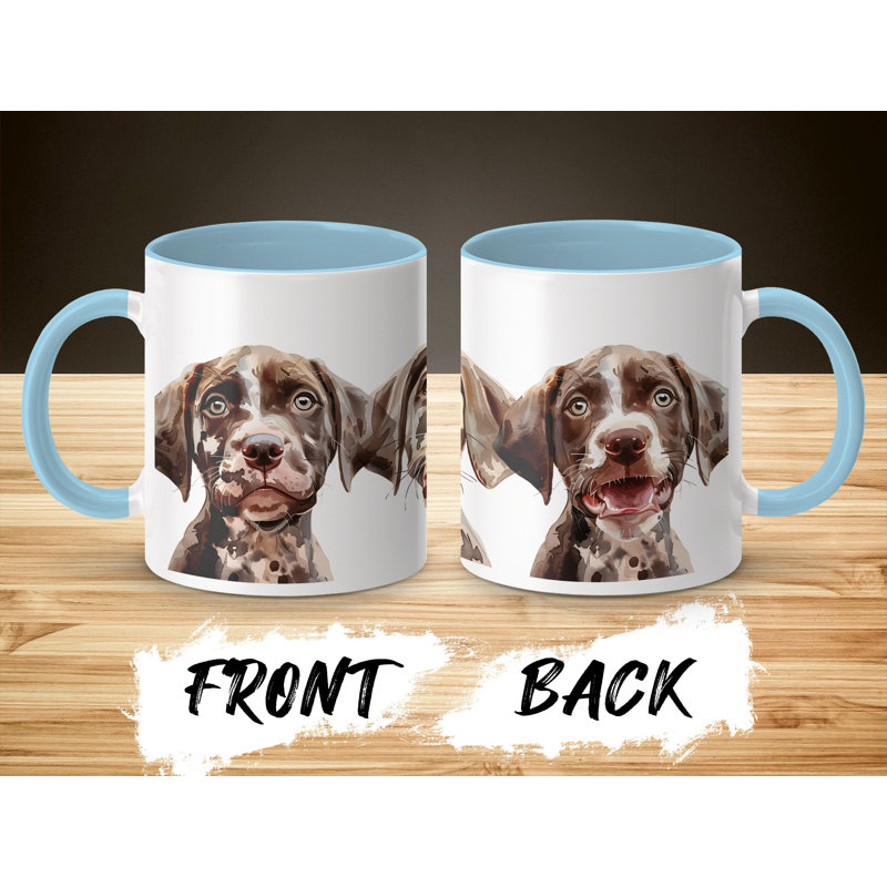 Ceramic Coffee Mug, 2, Light Blue