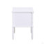 Table de chevet 2 tiroirs - Blanc-590231487