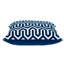 Coussin 100% coton à fermeture à glissière-99166827