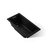 Underscore® 60" x 30" Drop-In or Undermount Acrylic Soaking Bathtub with Sloped Backrest
