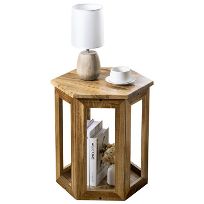 Living Room Acacia Wood End Table