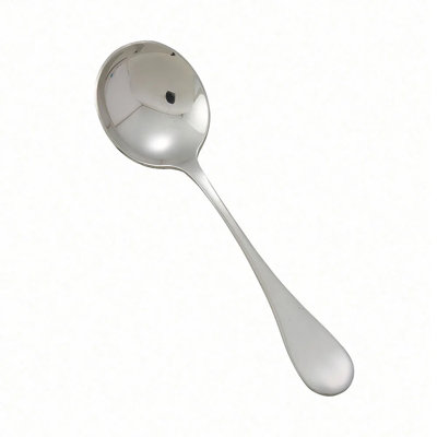 Cuillère à bouillon en acier inoxydable Venise, très lourd, 6,5 po (paquet de 12)