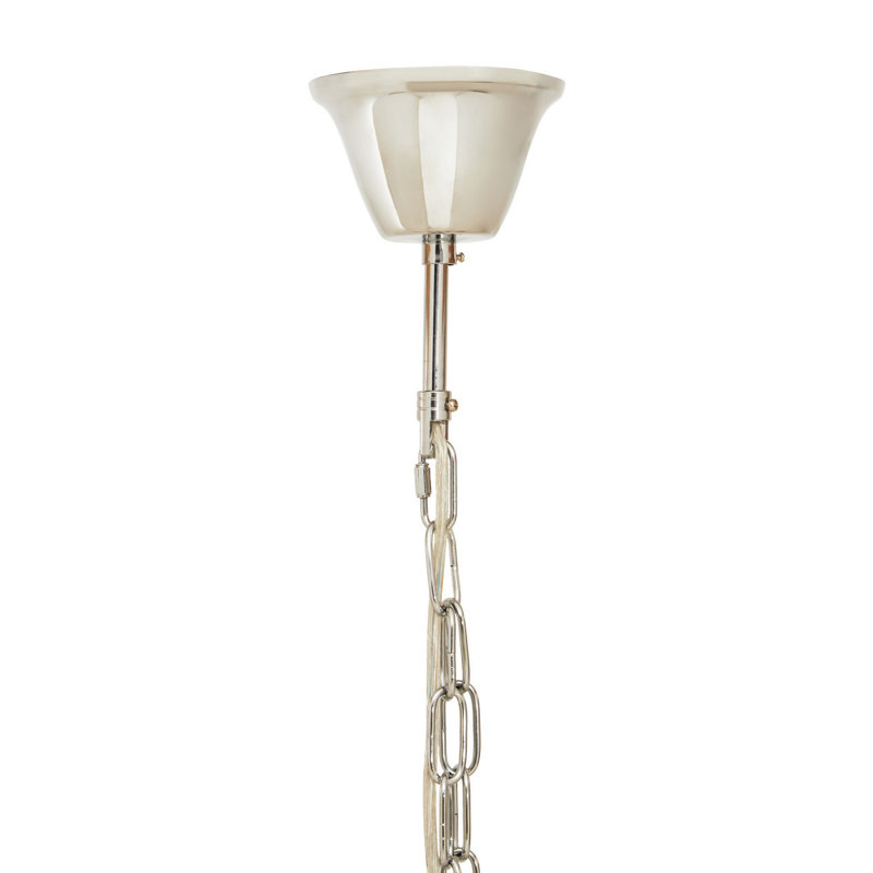Amaud 5 - Light Silver Drum Pendant