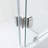 48-3/8" W X 58" H Pivot Hinged Tub Door With 5/16" Clear Tempered Glass | Stainless Steel Hardware | Safe, Explosion-Resistant, Reversible Installation-123431575