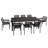 Mickus Rectangular 9 - Piece 8 - Person 220Cm L Outdoor Table Set