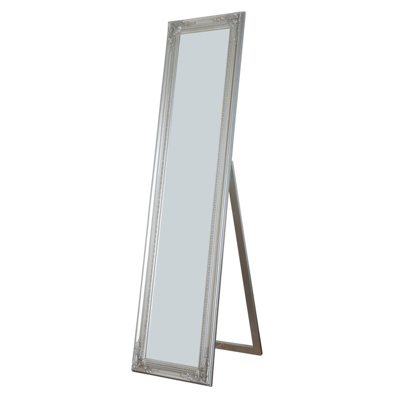 Danielia Floor Mirror, Silver