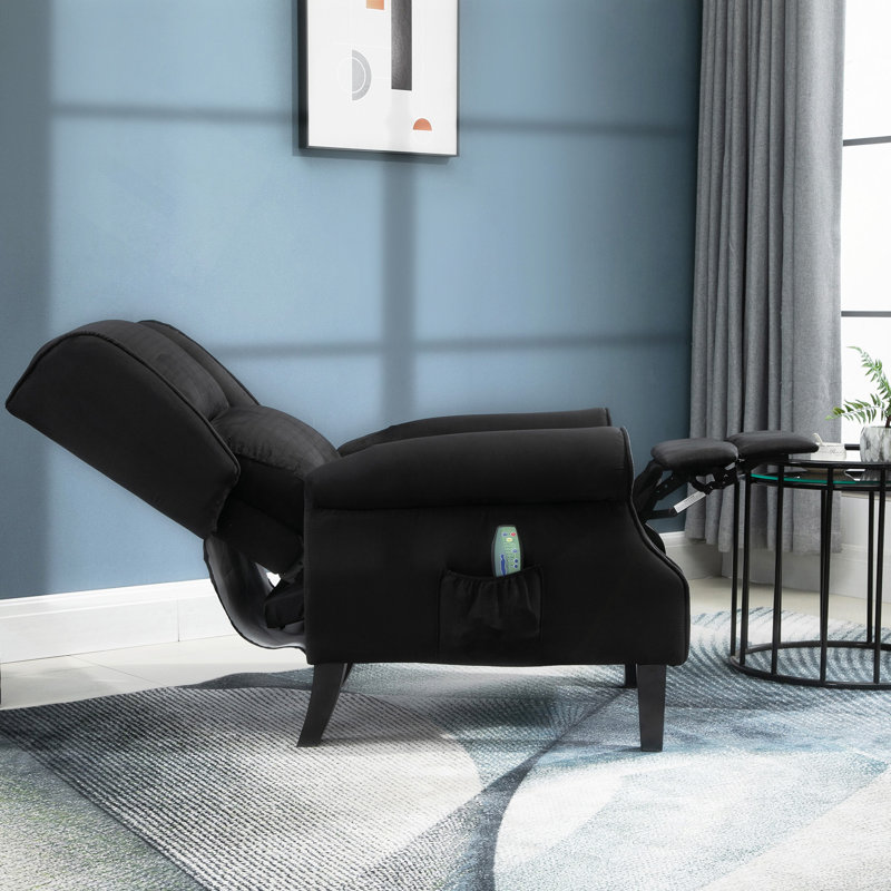Fauteuil de massage Finnley, Tissu noir