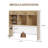 Furnier Desktop Bookshelf With 7-compartment Organizer & Grid Panel-460446334