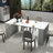 Multifunctional extendable console table