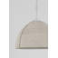 Luminaire suspendu Woodlawn en plâtre blanc-112648974
