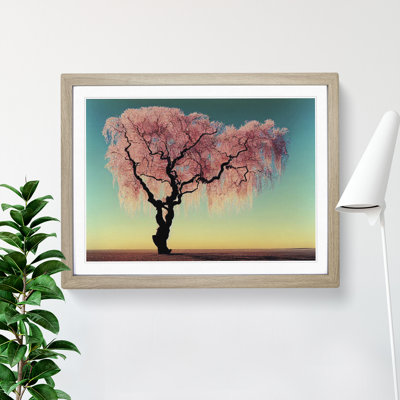 Evocative Weeping Willow Tree - Framed Print