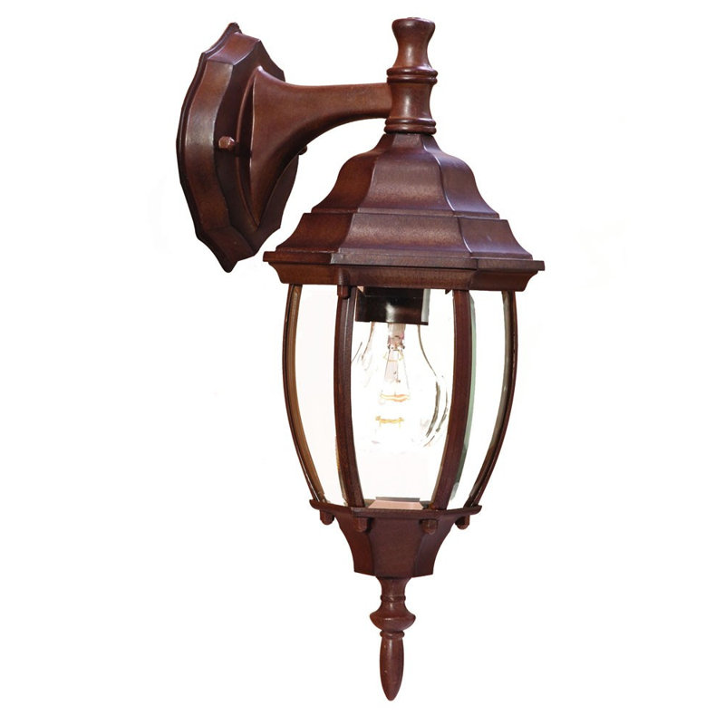 Luminaire suspendu lanterne globe suspendu, Marron foncé