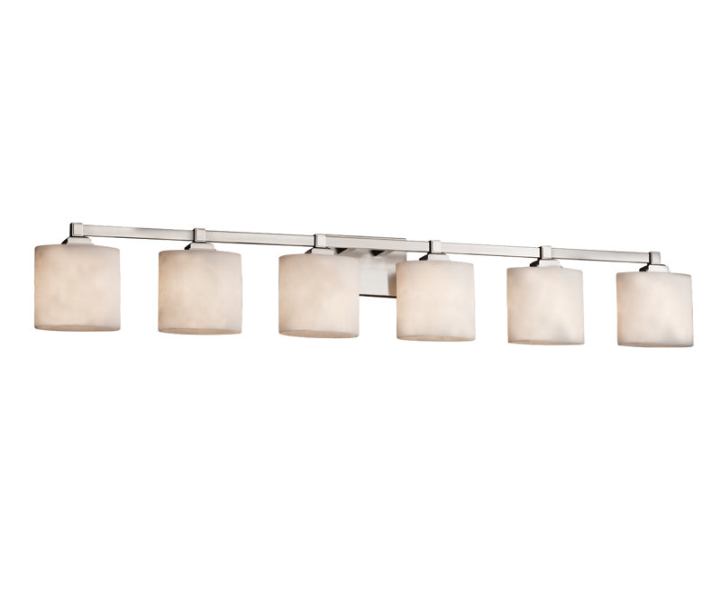 Brey 6 - Light Dimmable Bath Bar, Brushed Nickel