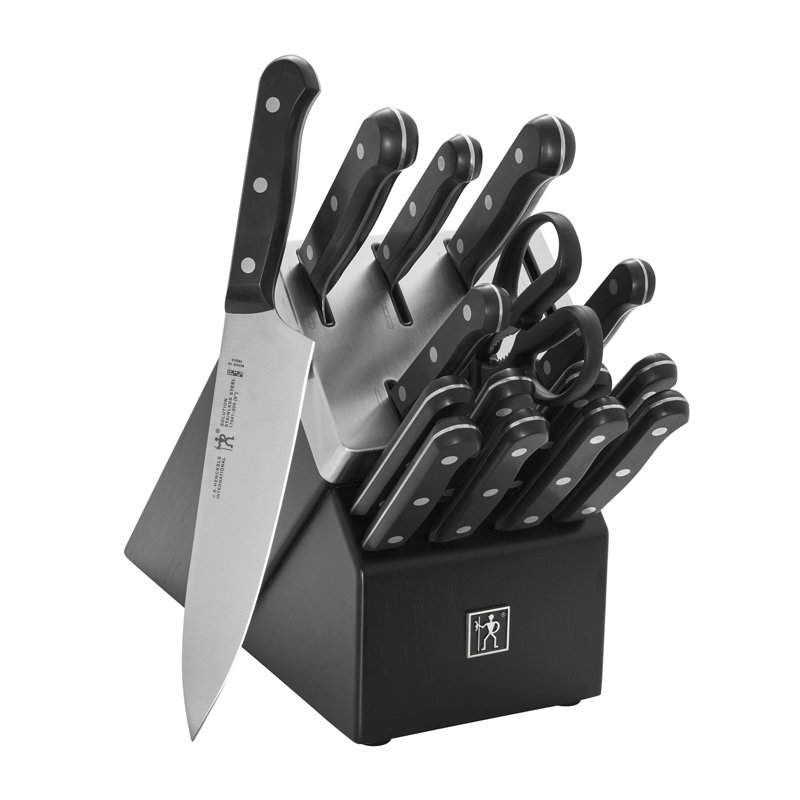 Ensemble de 16 couteaux HENCKELS Solution, noir