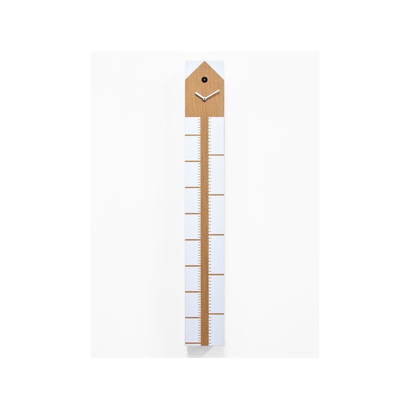 Étienne Wood Wall Clock, Tan