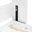 Lit escamotable double avec lumière DEL, peut être plié dans une armoire, armoire de lit murale cachée-133423456-133423453