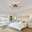  Ventilateur de plafond encastré à DEL à intensité variable réversible de 25 po avec télécommande et application Angstrom-827501049