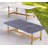 Twist Rectangular Metal Outdoor Coffee Table , 36.7'' in. W 20.9'' in. D-69765871