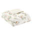 Édredon pour lit simple / simple TG avec rembourrage et literie à motif floral en microfibre pour jardin TG, tissu