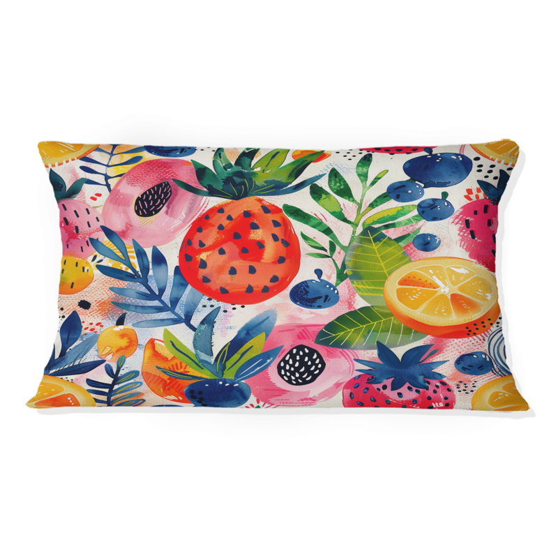 Floral Throw Pillow