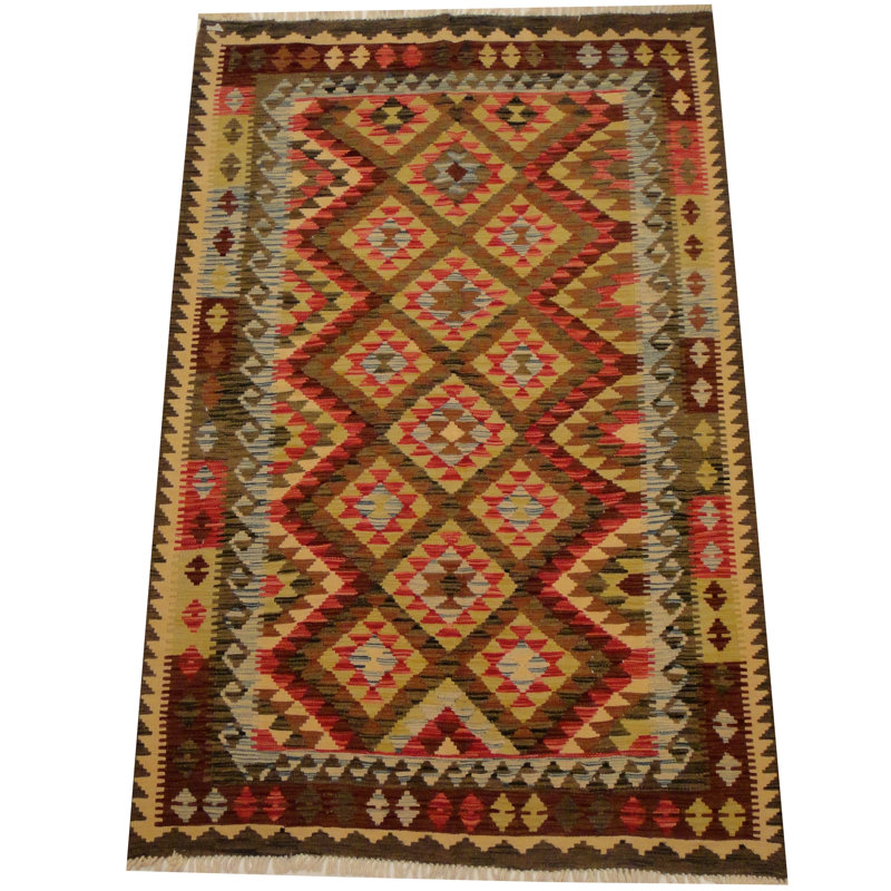 Azpeitia Olive/Rust Area Rug