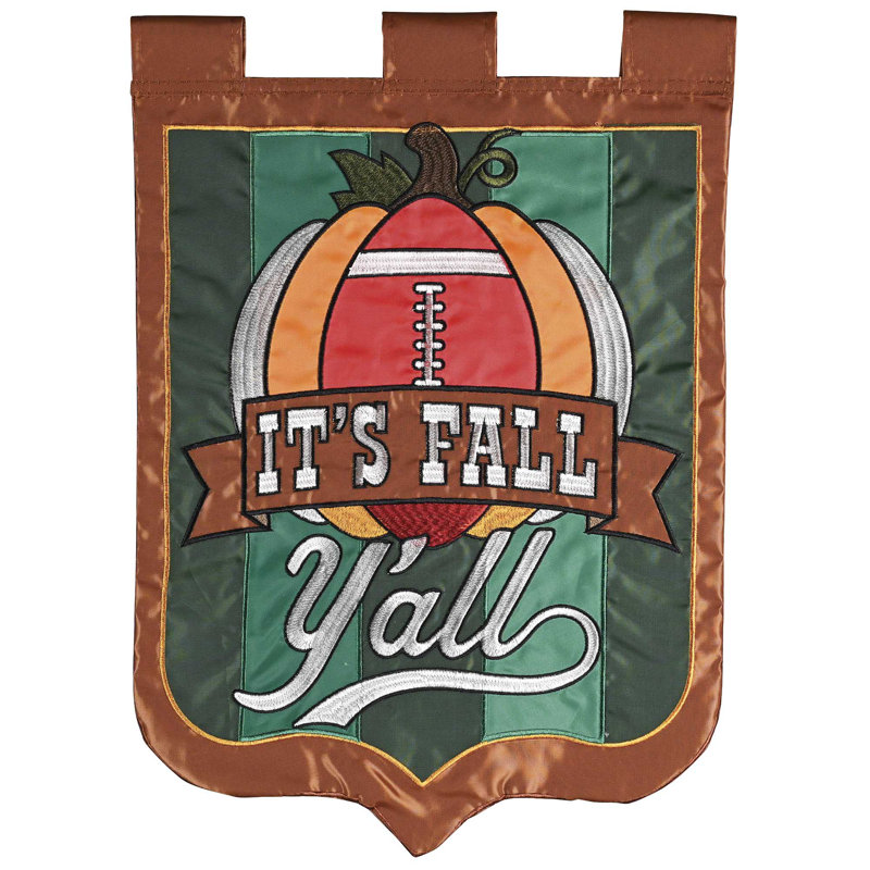 Drapeau de football «It's Fall YAll»