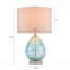 Lampe de table en verre