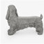 STATUE DE COWER SPANIEL DOG