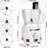 16-Cup Food Processor 9 Functions for Chopping, Slicing, Shredding, Kneading, Emulsifying, Dishwasher Safe, 3 Blades