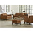 Ensemble de salon configurable standard en cuir Zoticus