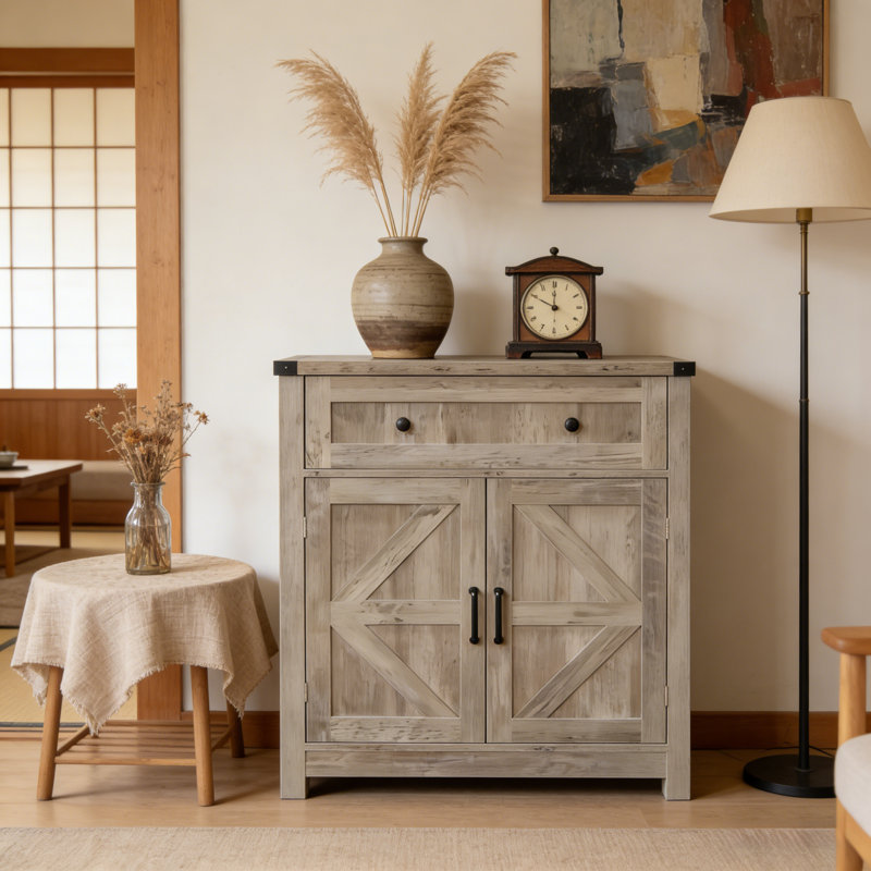 Armoire de rangement Farmhouse, Grey