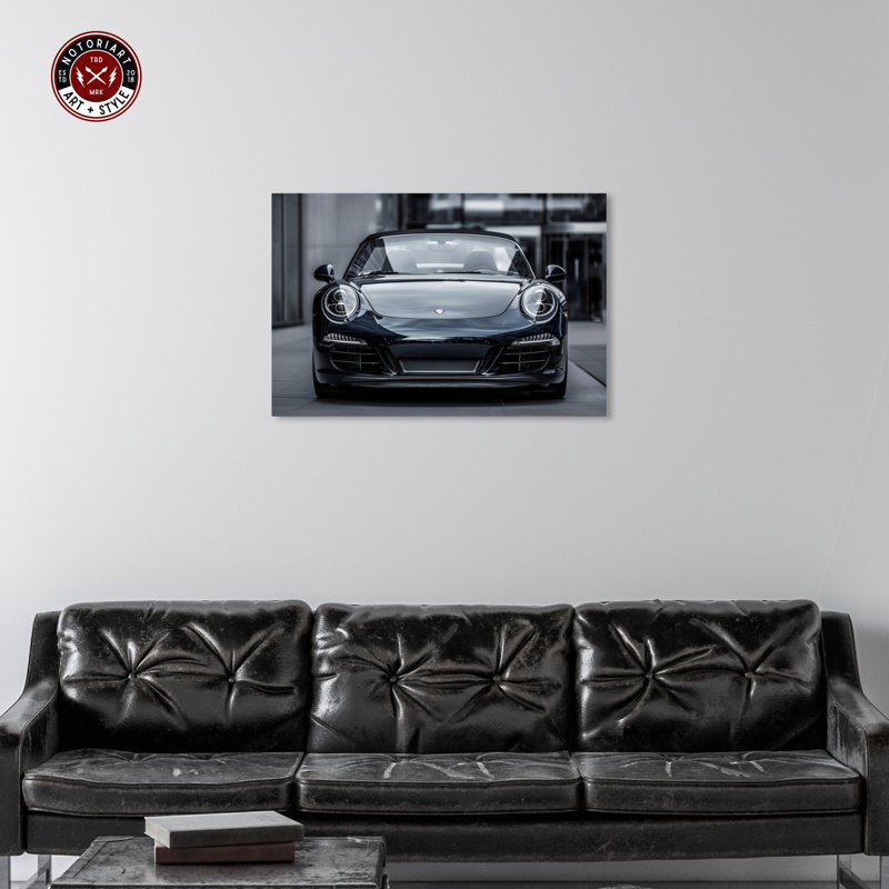 «Notoriart Classy Car», art mural sur toile 1 pièce, Toile tendue, H 24 po x l 36 po