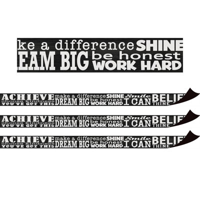 Modern Farmhouse Positive Sayings Magnetic Border