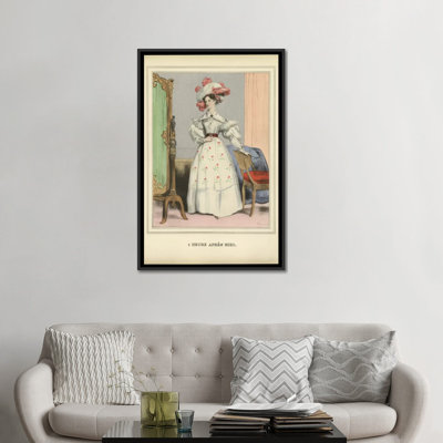 «Vintage Woman Ad I», reproduction sur toile