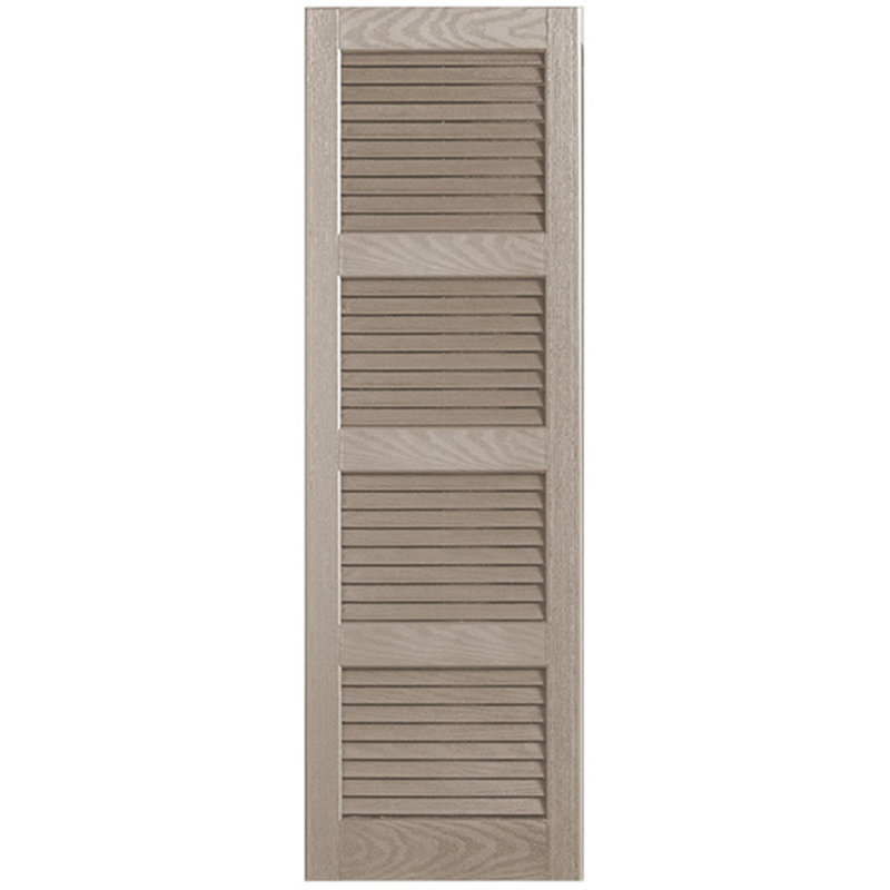 Paire de volets à persiennes droites, 9", 54 po, Grès