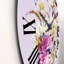 Bouquet rétro avec des chrysanthèmes I - Horloge murale traditionnelle-60328217