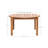 Natural Solid Wood Round Outdoor Coffee Table