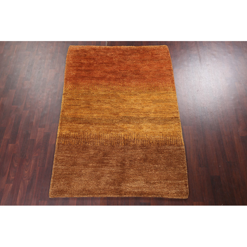 Tapis oriental intérieur / extérieur contemporain noué à la main 5 x 8 po