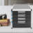 Lamartiniere 4-Layer Desktop Drawer File Organizer (4 Compartments with Labels)