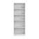 Wakesha 25W Tall 5 Shelf Bookcase, Storage And Display Bookshelf For Home Office Or Living Room Organization