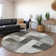 Machine Washable Indoor/Outdoor Cicel ACN1190 Pewter Rug
