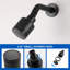 Ensemble de garniture de robinet de douche noir mat avec valve brute-93620287