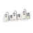 Chrome avec verre transparent