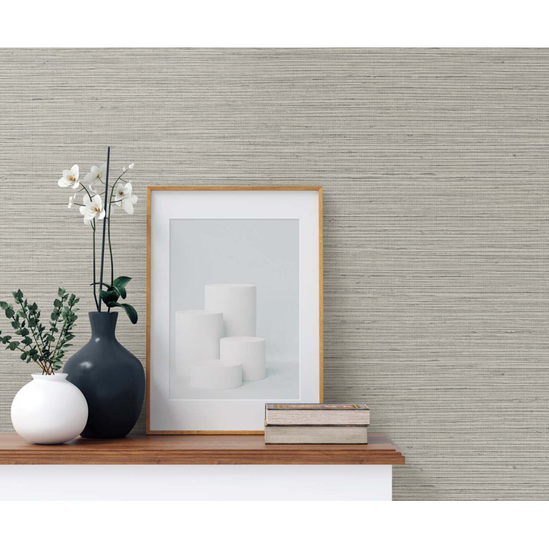 Rouleau de papier peint en relief Camyri L 27 pi x l 27 po, Macadamia chaud