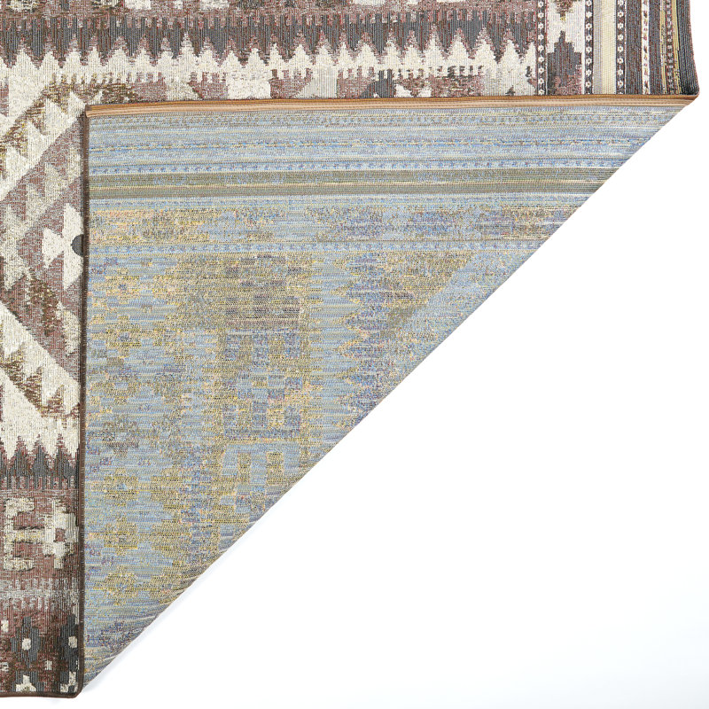 Ternan Power Loomed Indoor/Outdoor Rug, 8'10x11'10, Brown