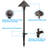 Low Voltage Landscape Pathway Lights, 5W LED Landscape Path Light, Aluminum, Oil Rubbed Bronze-112649033